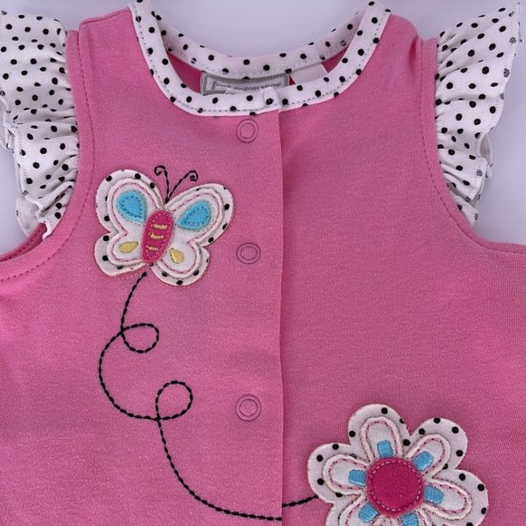 First Impression Pink Onesie Size: 3-6 Months - Picture 2 of 6